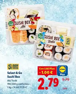 Lidl Select & Go Sushi Box offerta