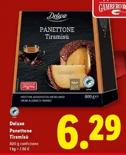 Lidl Deluxe Panettone Tiramisù offerta