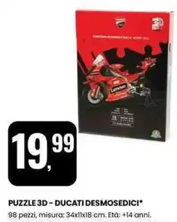 Eurospin Puzzle 3d - ducati desmosedici offerta