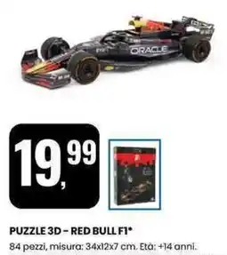 Eurospin Puzzle 3d - red bull f1 offerta
