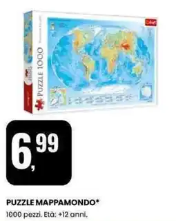 Eurospin Puzzle mappamondo offerta