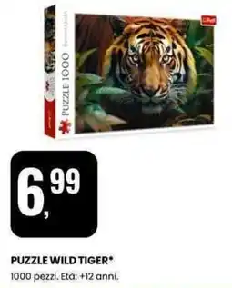 Eurospin Puzzle wild tiger offerta