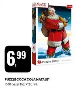 Eurospin Puzzle coca cola natale offerta