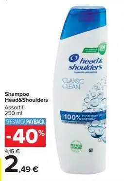 Carrefour Shampoo Head & Shoulders offerta