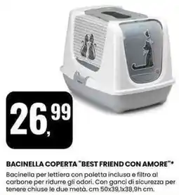 Eurospin Bacinella coperta "best friend con amore" offerta