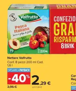Carrefour NETTARE VALFRUTTA offerta