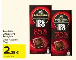 Carrefour Tavolette Linea Nero Perugina offerta