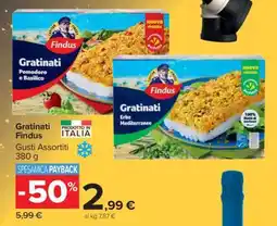 Carrefour Gratinati Findus offerta