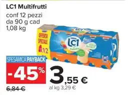 Carrefour LC1 Multifruitti offerta