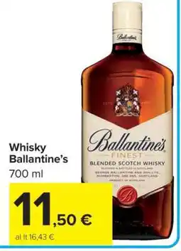 Carrefour Whisky Ballantine's offerta