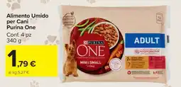 Carrefour Alimento Umido per Cani Purina One offerta