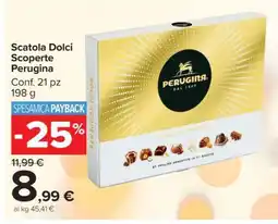 Carrefour Scatola Dolci Scoperte Perugina offerta