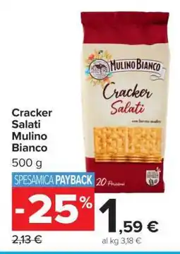 Carrefour Cracker Salati Mulino Bianco offerta
