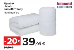 Carrefour Piumino hi-tech Bassetti Trendy matrimoniale offerta