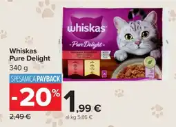 Carrefour WHISKAS Pure Delight offerta