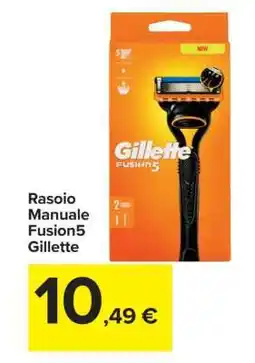 Carrefour Rasoio Manuale Fusion5 Gillette offerta