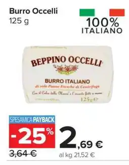 Carrefour Burro Occelli offerta