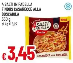 A&O 4 salti in padella findus casarecce alla boscaiola offerta