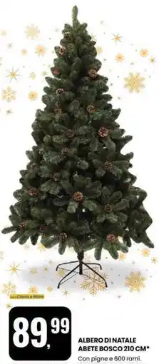 Eurospin Albero di natale abete bosco offerta
