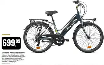 Eurospin E-BIKE 26" PROVENCE 22E220G offerta