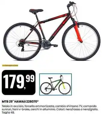 Eurospin MTB 29" HAWAII 228070 offerta