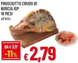 A&O Prosciutto crudo di norcia igp 18 mesi offerta