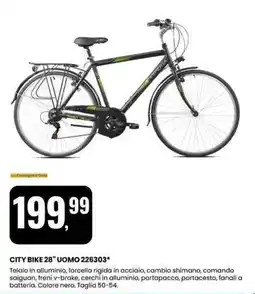 Eurospin CITY BIKE 28" UOMO 226303 offerta