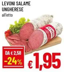 A&O Levoni salame ungherese offerta