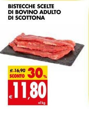 Tigros Bistecche Scelte Di Bovino Adulto Di Scottona offerta