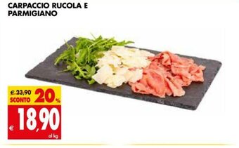 Tigros Carpaccio Rucola E Parmigiano offerta