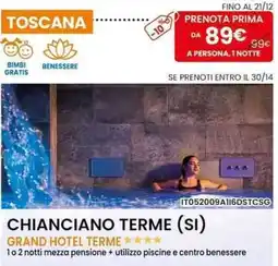 Eurospin Chianciano terme (si) grand hotel terme offerta