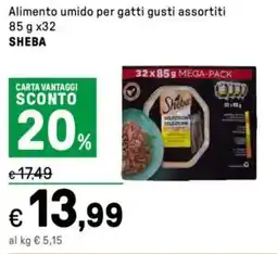 Iper La Grande Alimento umido per gatti SHEBA offerta