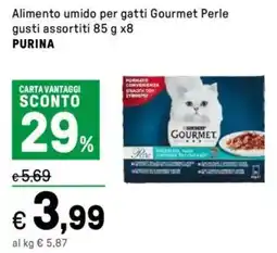 Iper La Grande Alimento umido per gatti Gourmet Perle PURINA offerta