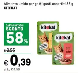 Iper La Grande Alimento umido per gatti KITEKAT offerta