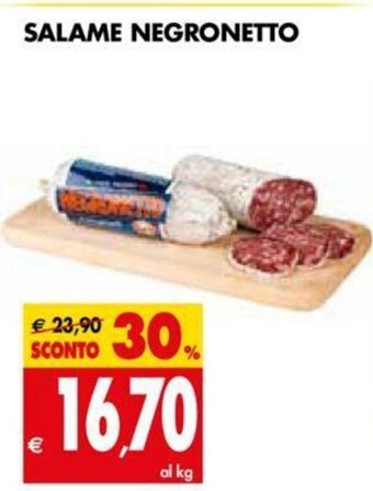 Tigros Salame Negronetto offerta