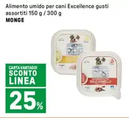 Iper La Grande Alimento umido per cani Excellence MONGE offerta