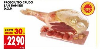 Tigros Prosciutto Crudo San Daniele D.O.P offerta