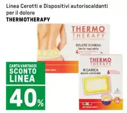 Iper La Grande Linea Cerotti e Dispositivi autoriscaldanti per il dolore THERMOTHERAPY offerta