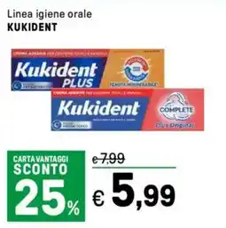Iper La Grande Linea igiene orale KUKIDENT offerta
