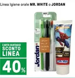 Iper La Grande Linea Igiene orale MR. WHITE o JORDAN offerta
