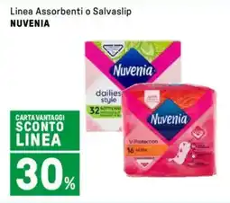 Iper La Grande Linea Assorbenti o Salvaslip NUVENIA offerta