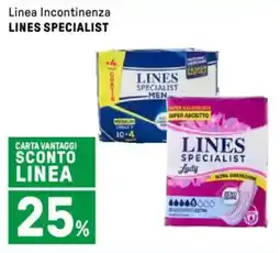 Iper La Grande Linea Incontinenza LINES SPECIALIST offerta