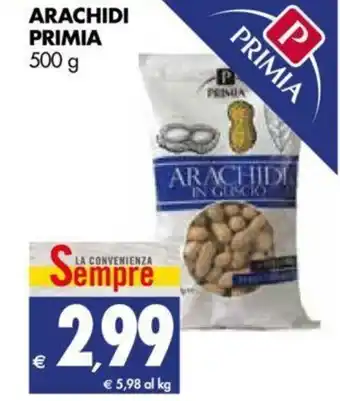 Tigros Arachidi Primia 500g offerta