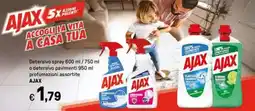 Iper La Grande Detersivo spray o detersivo pavimenti AJAX offerta