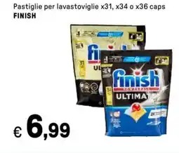 Iper La Grande Pastiglie per lavastoviglie x31, x34 o x36 caps FINISH offerta