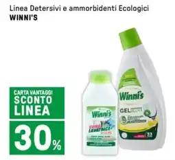 Iper La Grande Linea Detersivi e ammorbidenti Ecologici WINNI'S offerta
