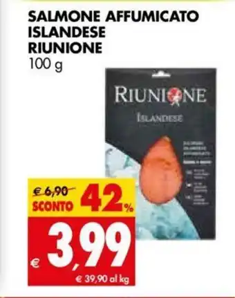 Tigros Salmone Affumicato Islandese Riunione 100g offerta