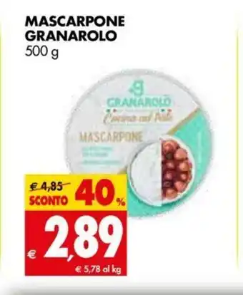 Tigros Mascarpone Granarolo 500g offerta