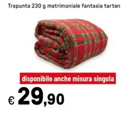 Iper La Grande Trapunta matrimoniale fantasia tartan offerta
