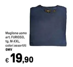 Iper La Grande Maglione uomo art. FURIOSO, tg. M-XXL GMV offerta